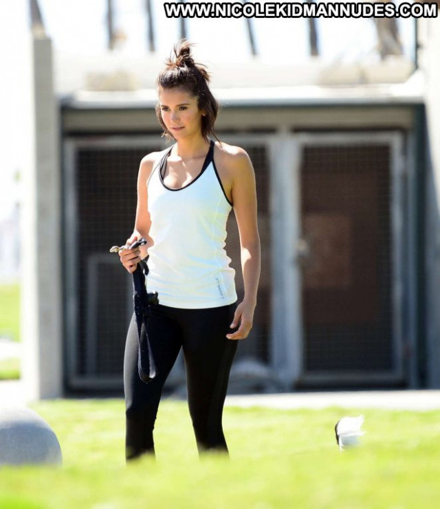 Nina Dobrev Los Angeles Celebrity Los Angeles Posing Hot Angel